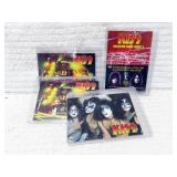 4 "KISS" COLLECTOR CARDS
