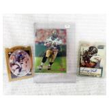 3 FOOTBALL TRADING CARDS
