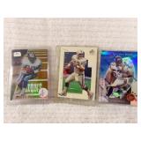 3 FOOTBALL TRADING CARDS