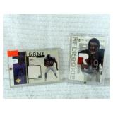 TERRELL DAVIS - PIECE OF GAME JERSEY AND DEZ WHITE