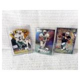 3 FOOTBALL TRADING CARDS