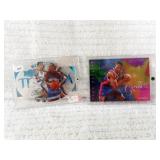 2 BASKETBALL TRADING CARDS