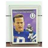 2000 FLEER PEYTON MANNING AUTOGRAPHED TRADING CARD