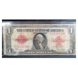SERIES 1923 LARGE SIZE RED SEAL $1 NOTE