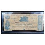 1861 CORPORATION OF WINCHESTER, VA 25 CENT NOTE