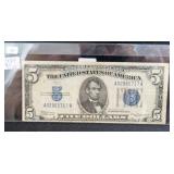 SERIES 1934 $5 SILVER CERTIFICATE