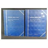 2 BOOKS OF LINCOL CENTS - 1909-1957 - 47 COINS