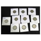 15 ASSORTED BUFFALO NICKELS