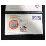 VIKING SPACE PROGRAM STERLING SILVER MEDAL & 1ST D