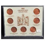 1982 LINCOLN CENT COLLECTION - 7 COINS