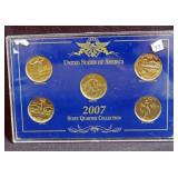 2007 GOLD-PLATED STATE QUARTER COLLECTION - 5