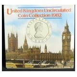 1982 UNITED KINGDOM UNC COIN SET