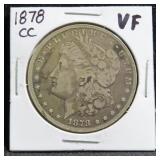 1878-CC MORGAN SILVER DOLLAR