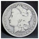 1895-S MORGAN SILVER DOLLAR - SEMI KEY