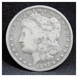 1892-O MORGAN SILVER DOLLAR