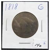 1818 LARGE CENT