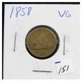 1858 FLYING EAGLE CENT