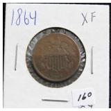 1864 TWO CENT PIECE