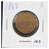 1867 TWO CENT PIECE