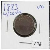 1883 W/CENTS LIBERTY "V" NICKEL