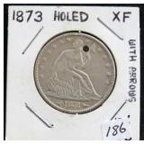 1873 SEATED LIBERTY HALF DOLLAR