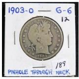 1903-O BARBER HALF DOLLAR