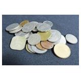 38 MIXED CARIBBEAN ISLANDS/BAHAMAS COINS