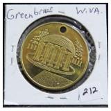 GREENBRIER IN WEST VIRGINIA MEDAL