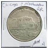 CHICAGO AND NORTHWESTERN RAILROAD MEDAL