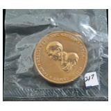 PRESIDENT JAMES K. POLK COPPER ROUND