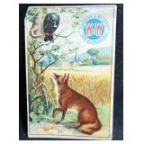 VINTAGE FOX AND CROW AD/PARABLE - W & W SEWING