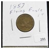 1857 FLYING EAGLE CENT