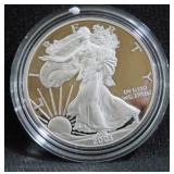 2003 PROOF SILVER EAGLE W/BOX AND COA