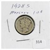 1928-S MERCURY DIME