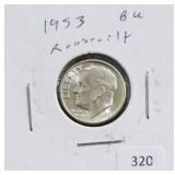 1953 ROOSEVELT DIME