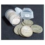ROLL OF 20 VARIOUS DATE WALKING LIBERTY HALF