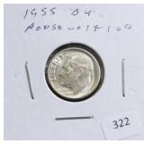 1955 ROOSEVELT DIME