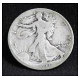 1917-S WALKING LIBERTY HALF DOLLAR