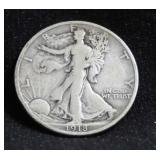 1918-S WALKING LIBERTY HALF DOLLAR
