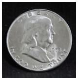1953-D FRANKLIN HALF DOLLAR - BU