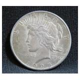 1925 PEACE SILVER DOLLAR