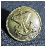 CONFEDERATE NAVY UNIFORM BUTTON - C.N. ON BOTTOM O