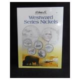 WESTWARD SERIES NICKELS BOOK - 13 COINS