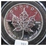 2003 CANADA SILVER MAPLE LEAF