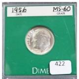 1956 ROOSEVELT DIME