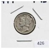 1944 MERCURY DIME