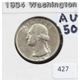 1934 WASHINGTON QUARTER