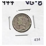 1944 MERCURY DIME
