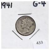 1941 MERCURY DIME