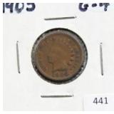 1905 INDIAN HEAD CENT